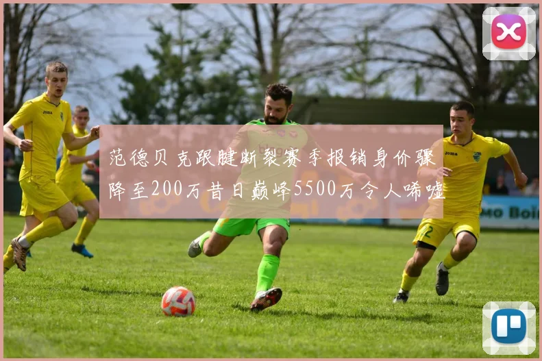 范德贝克跟腱断裂赛季报销身价骤降至200万昔日巅峰5500万令人唏嘘
